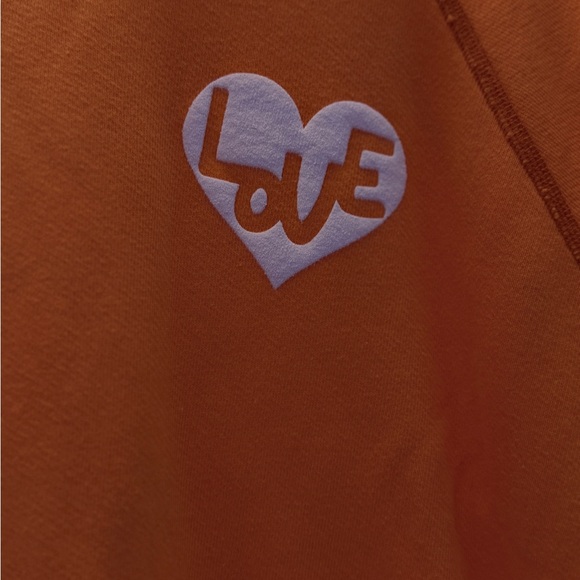 Spiritual Gangster Orange Love Sweatshirt - Picture 4 of 6